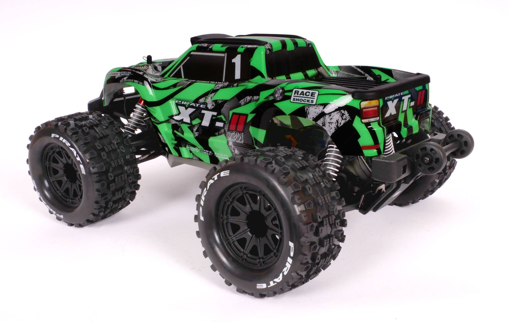 T2M Pirate Pirate XT-II Monster truck 4x4 vert - T4988GR