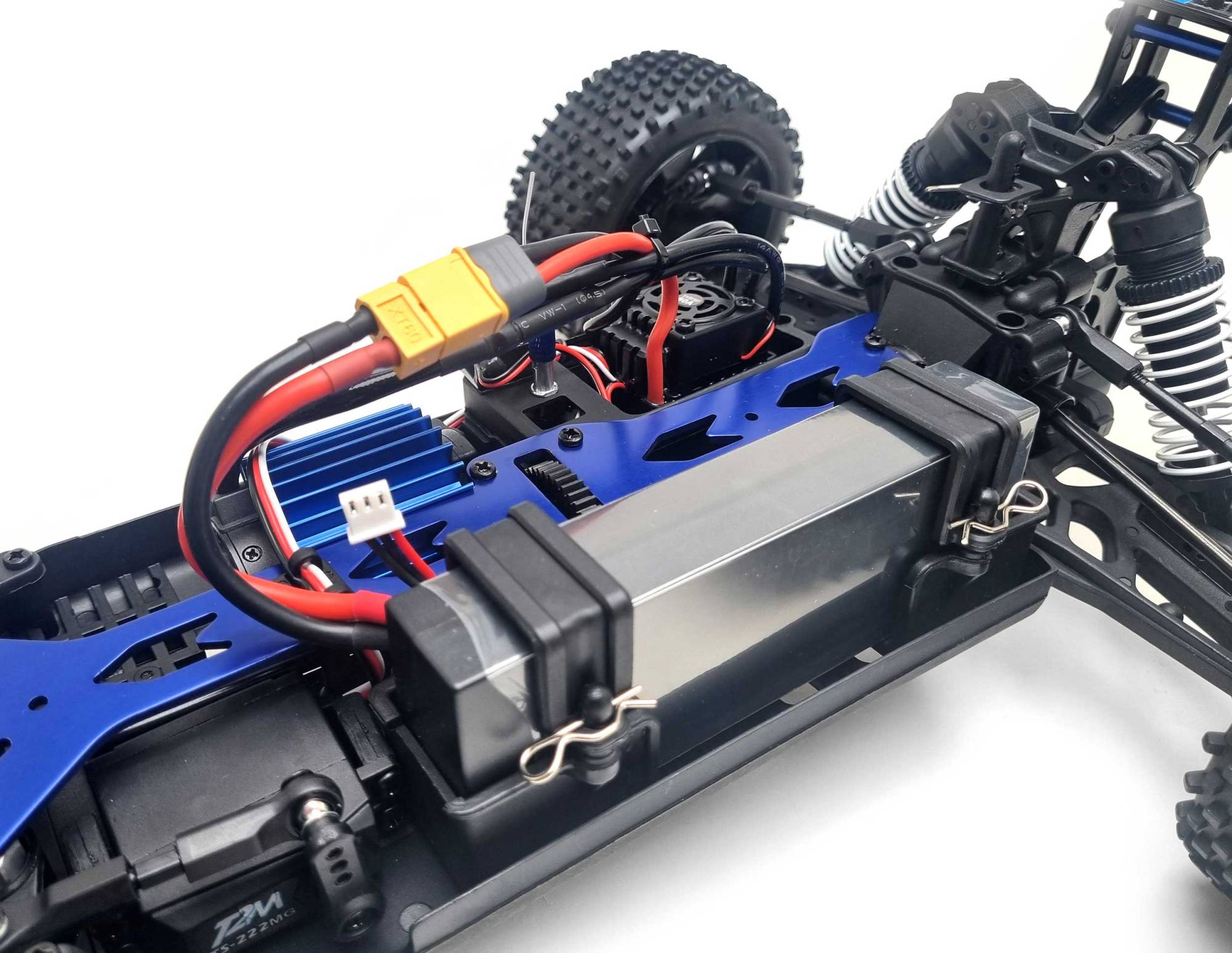Buggy T2M Pirate Shooter V2 T4989BBU 1/10 Brushless 60km/h - Breizh Modélisme.