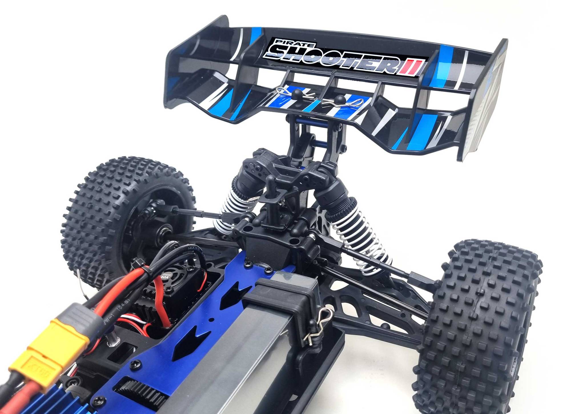 Buggy T2M Pirate Shooter V2 T4989BBU 1/10 Brushless 60km/h - Breizh Modélisme.