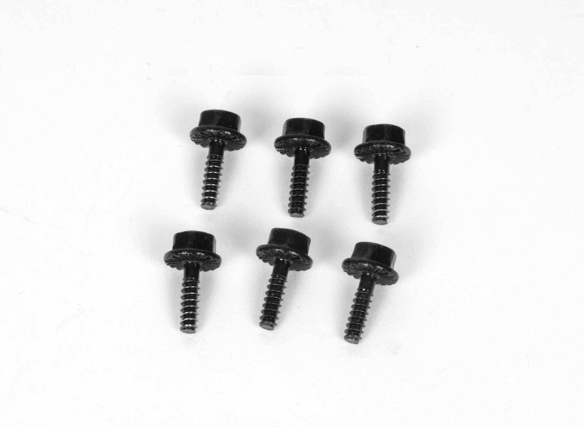 Vis de roues 2.6x10mm (6pcs) - T4992/43 - Breizh Modélisme.