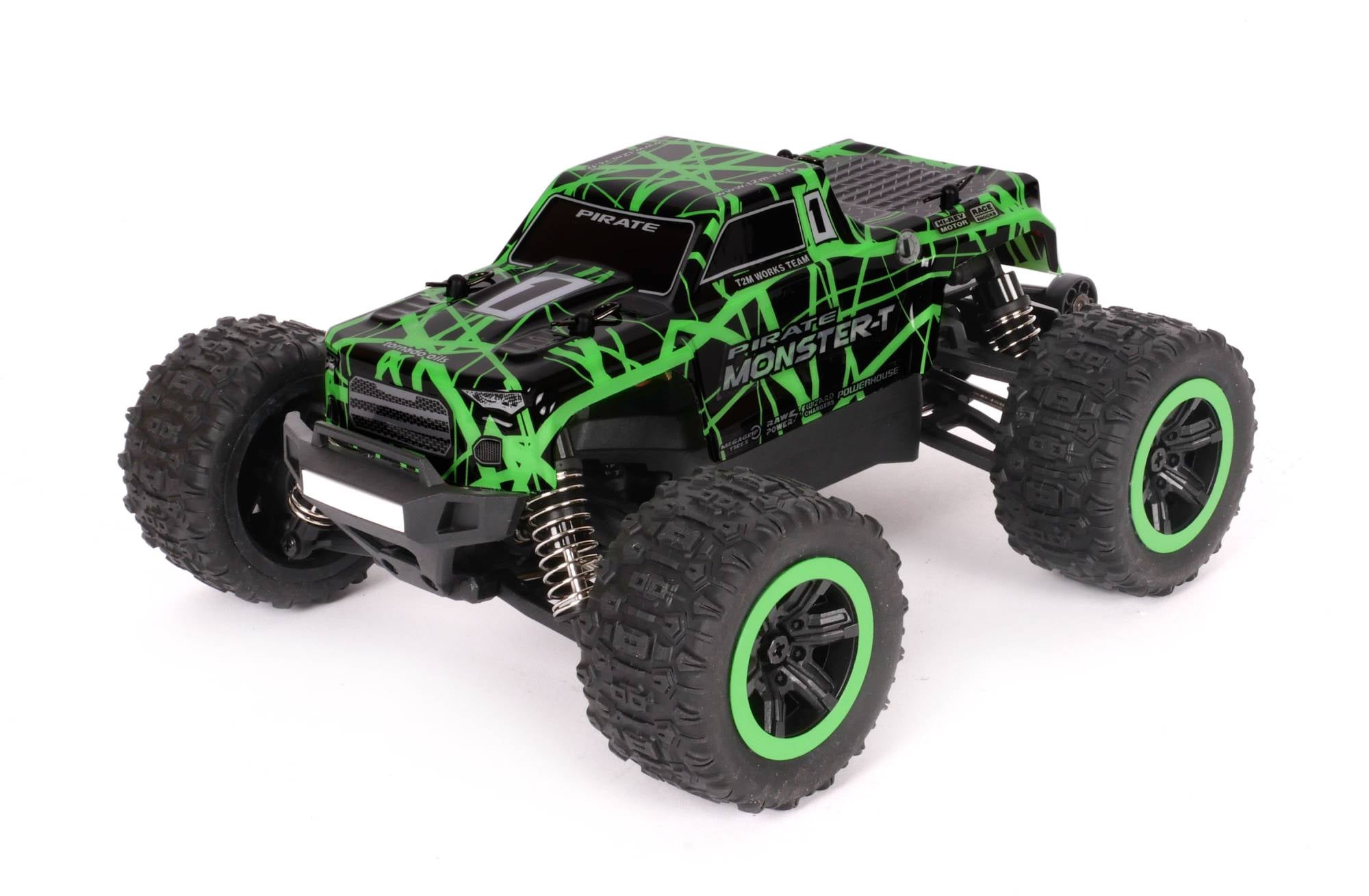 T2M T4992GR Pirate Monster-T vert RC électrique 1/18