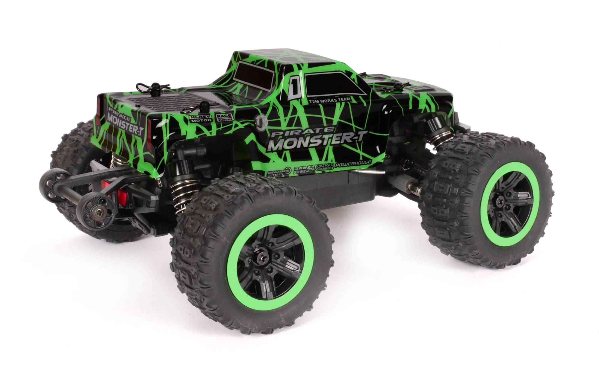 T2M T4992GR Pirate Monster-T vert RC électrique 1/18