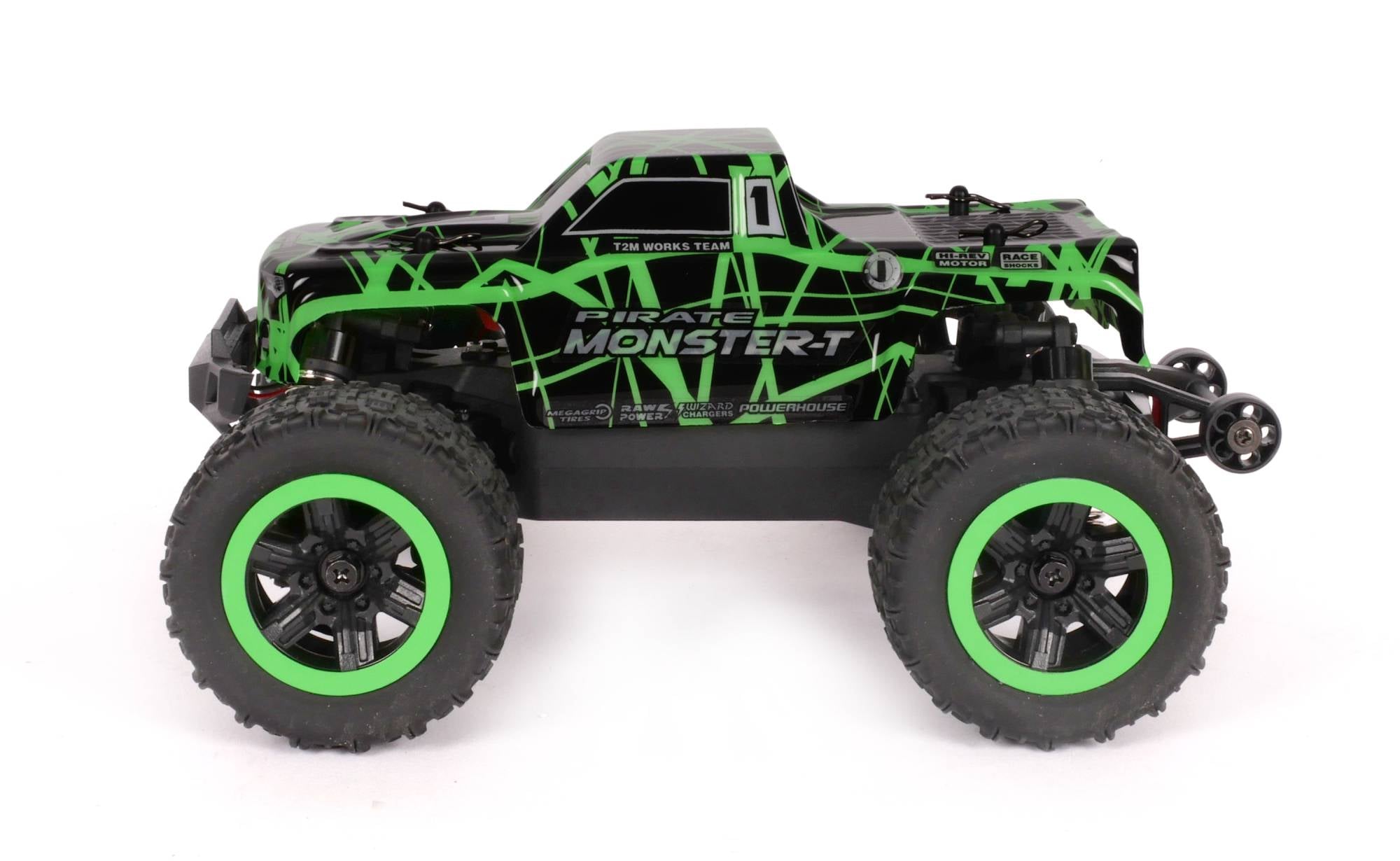 T2M T4992GR Pirate Monster-T vert RC électrique 1/18