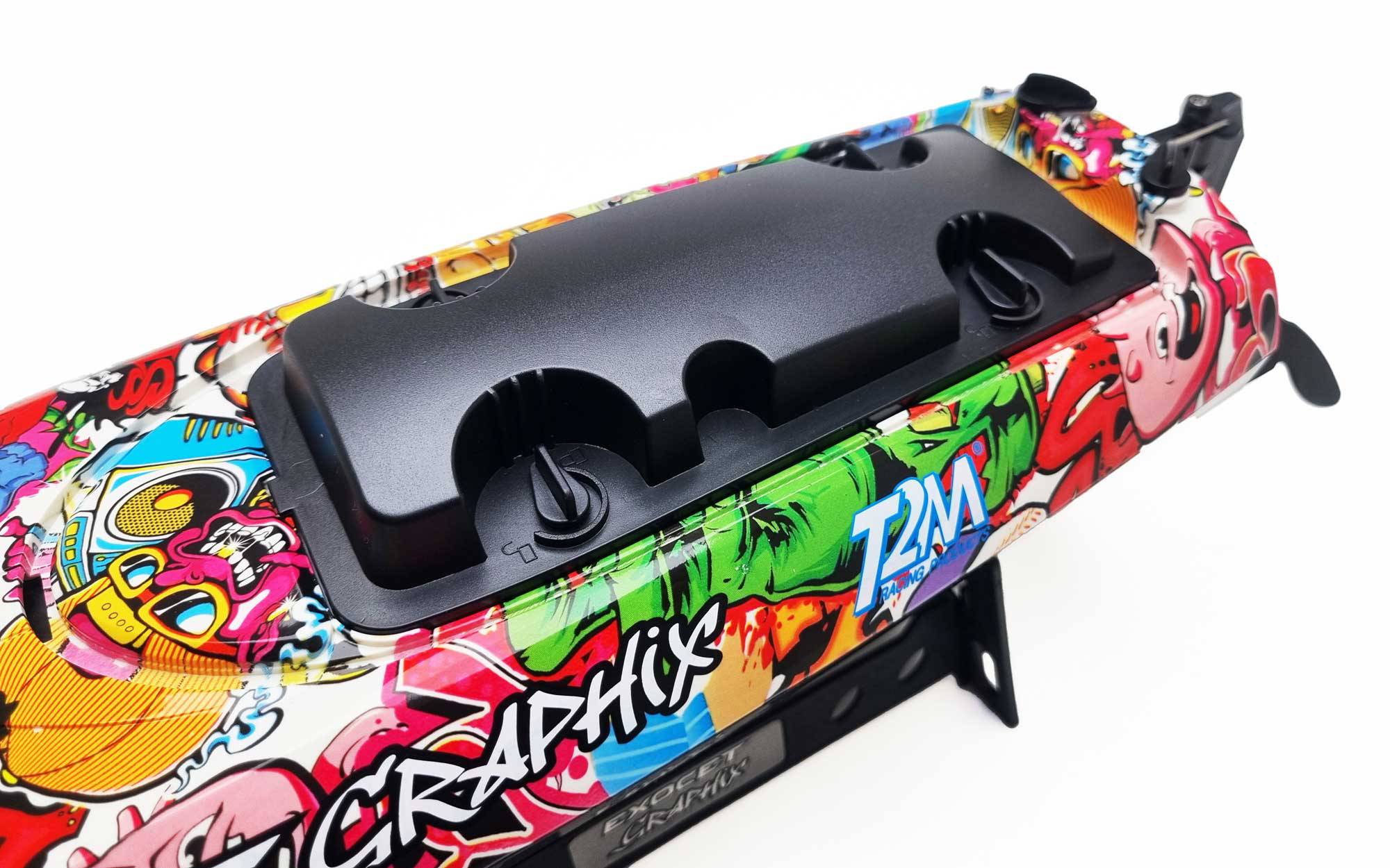 Bateau RC T2M graphix RTR pour enfants 2.4 gHz - T624