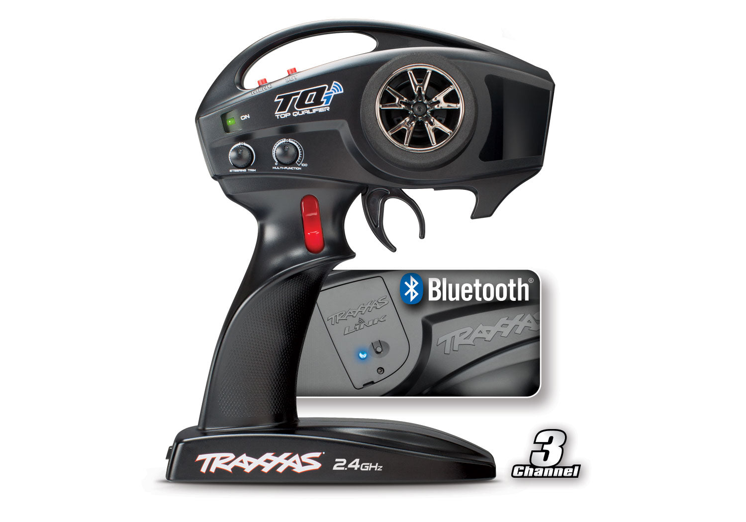 Revo 3.3 4wd Nitro Wireless / télémétrie TSM TQi RTR - Traxxas 53097-3 bleu