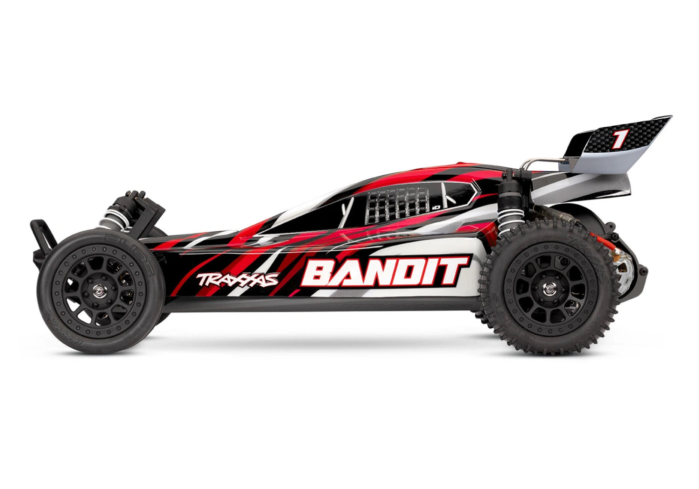 Traxxas Bandit 4x2 charbon avec accu et chargeur usb - 24254-8