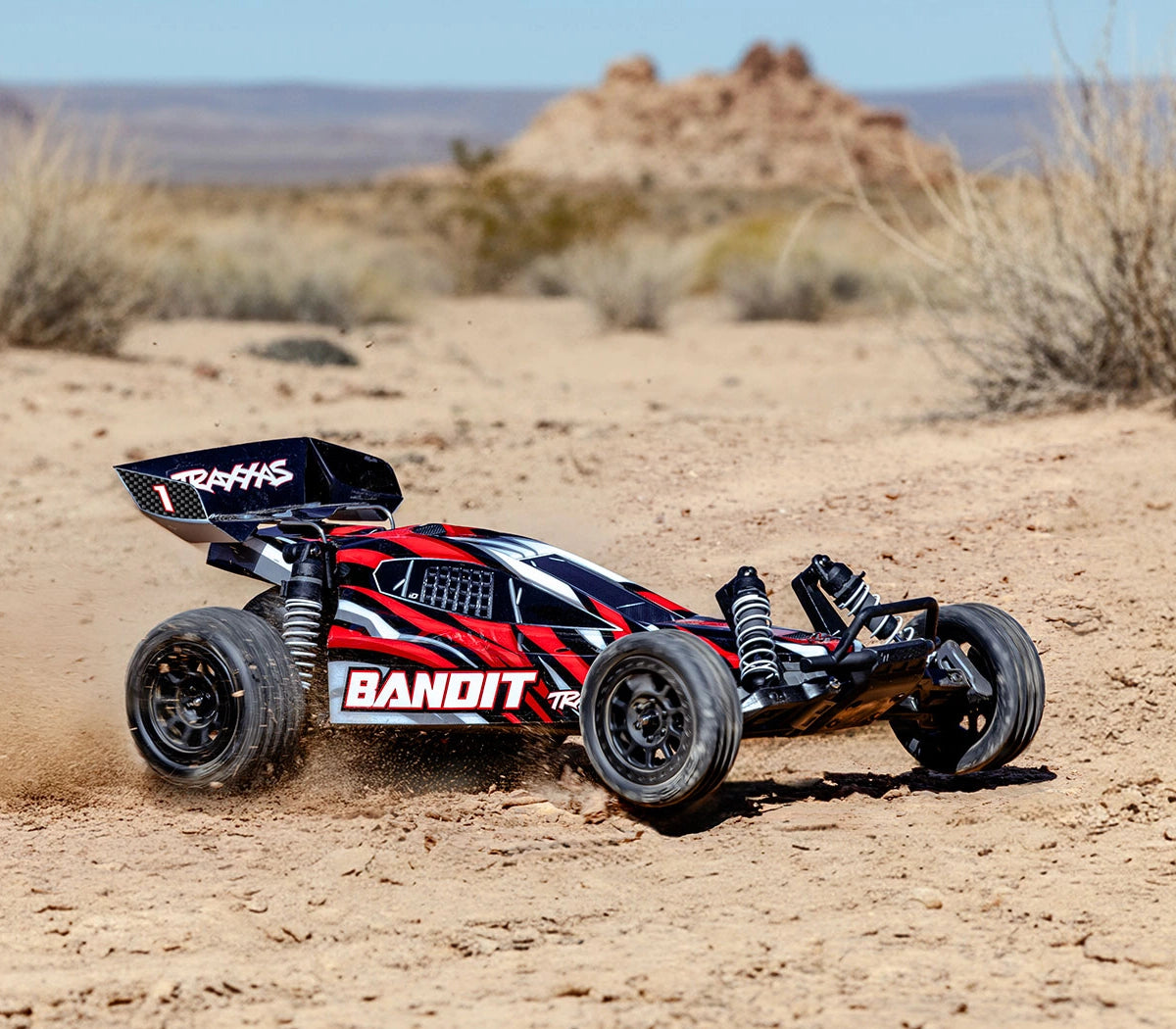 Traxxas Bandit 4x2 charbon avec accu et chargeur usb - 24254-8
