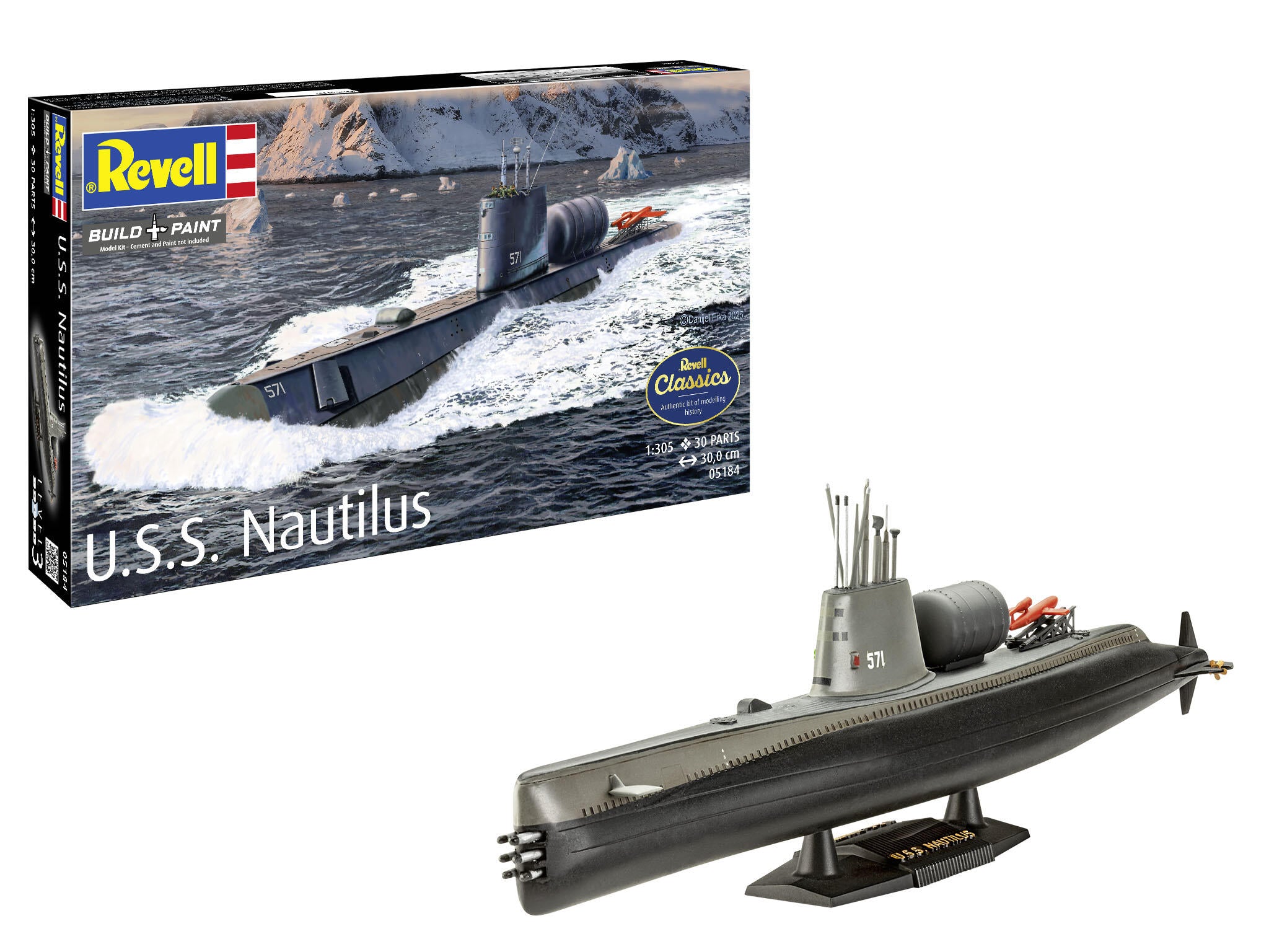 Maquette sous marin Revell 05184 U.S.S. Nautilus