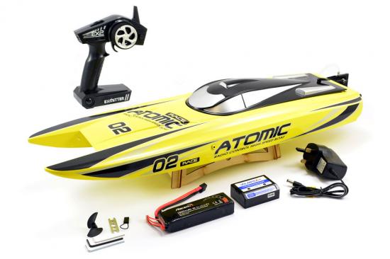 Bateaux Volantex Race Atomic 70cm brushless RTR jaune