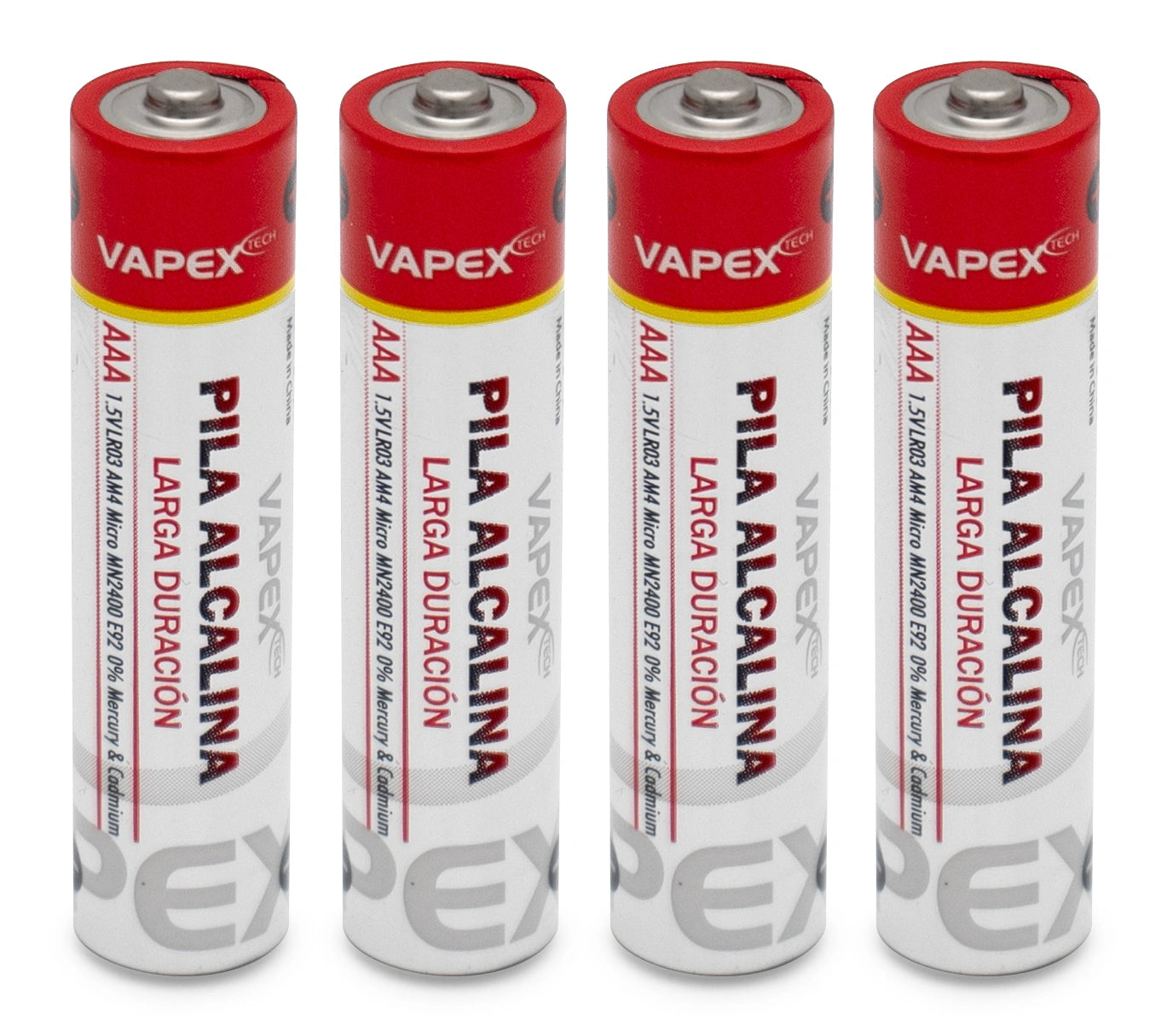 4 Piles Alkaline AAA - VPLUS4AAA