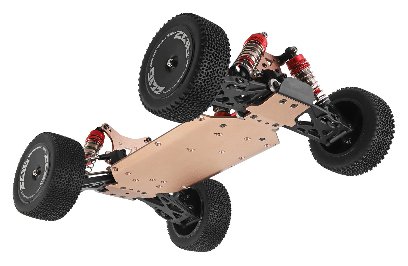 Buggy RC Wltoys 144001 RTR 1/14 - 60km/h 4WD rouge - Breizh Modélisme.