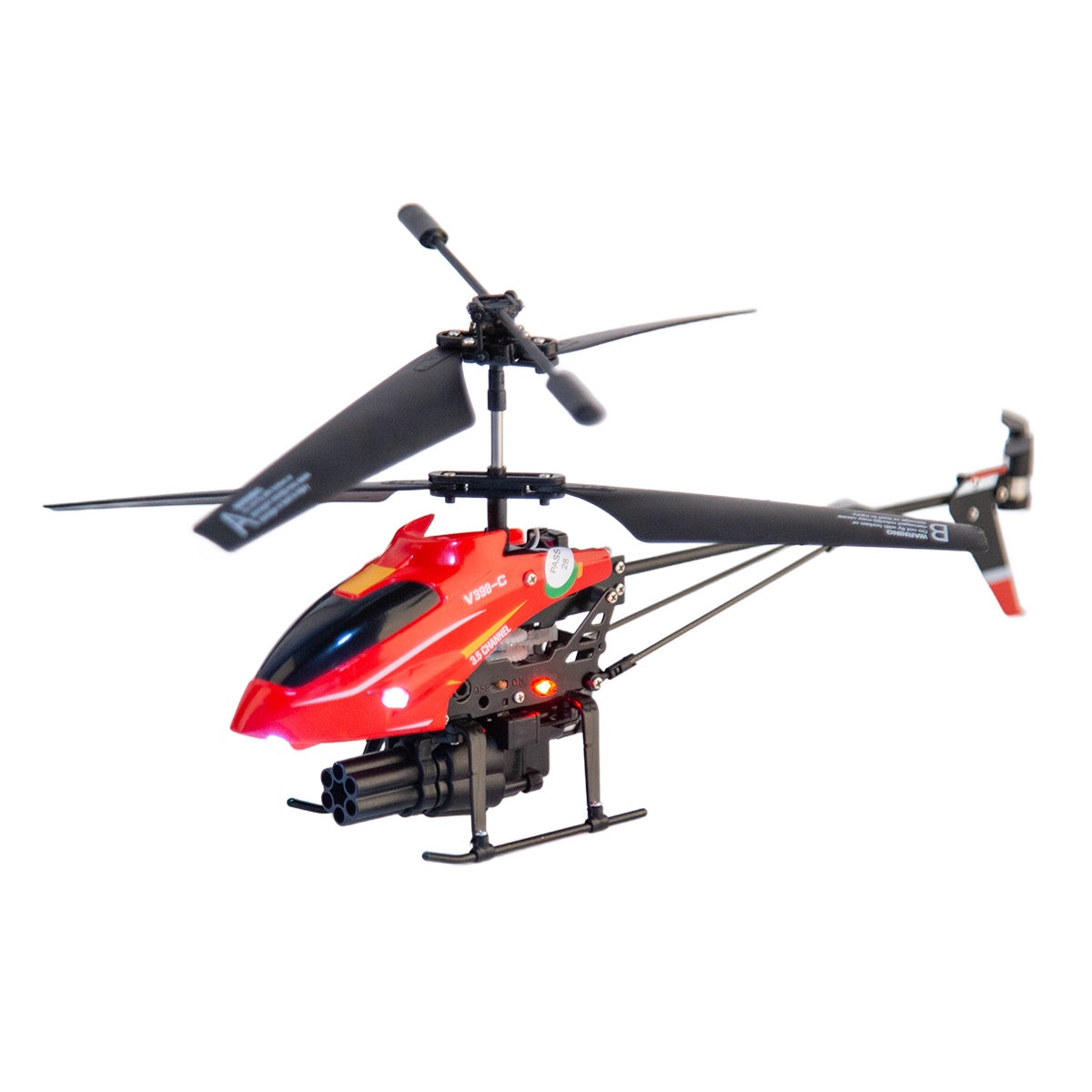 Hélicoptère RC Wltoys V398C RTF avec lance-missiles