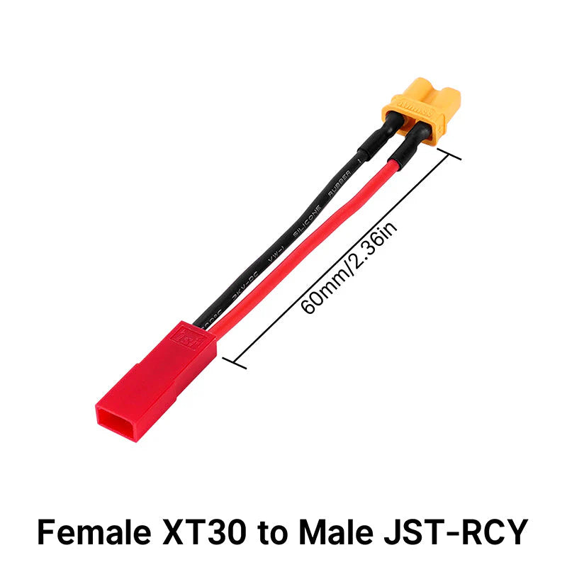 Câble adaptateur de batterie INJORA XT30 vers JST-RCY - XT30-JST-RCY - Breizh Modélisme.