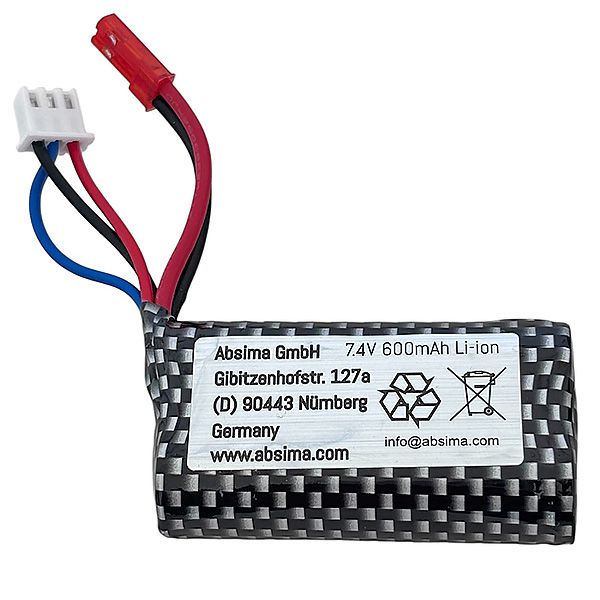 Batterie Li-ion 7,4V 600mAh - J-026-34