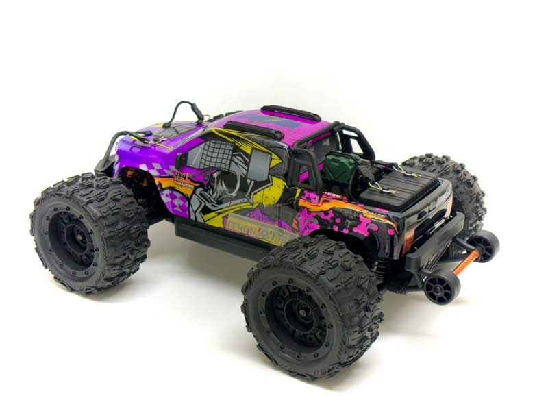 Monster Truck Mini AMT 1:16 Brushless 3S Absima 16030 purple - Breizh Modélisme.