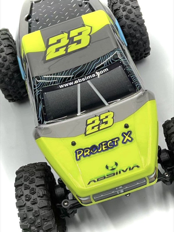 Crawler 1/18 Brushless Performance The GOAT" citron vert RTR - AB1810360 - Breizh Modélisme.