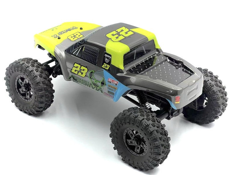 Crawler 1/18 Brushless Performance The GOAT" citron vert RTR - AB1810360 - Breizh Modélisme.