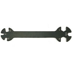 Clé plate pour Biellettes multiple, 3, 4, 5, 5,5, 7 et 8mm - Breizh Modélisme