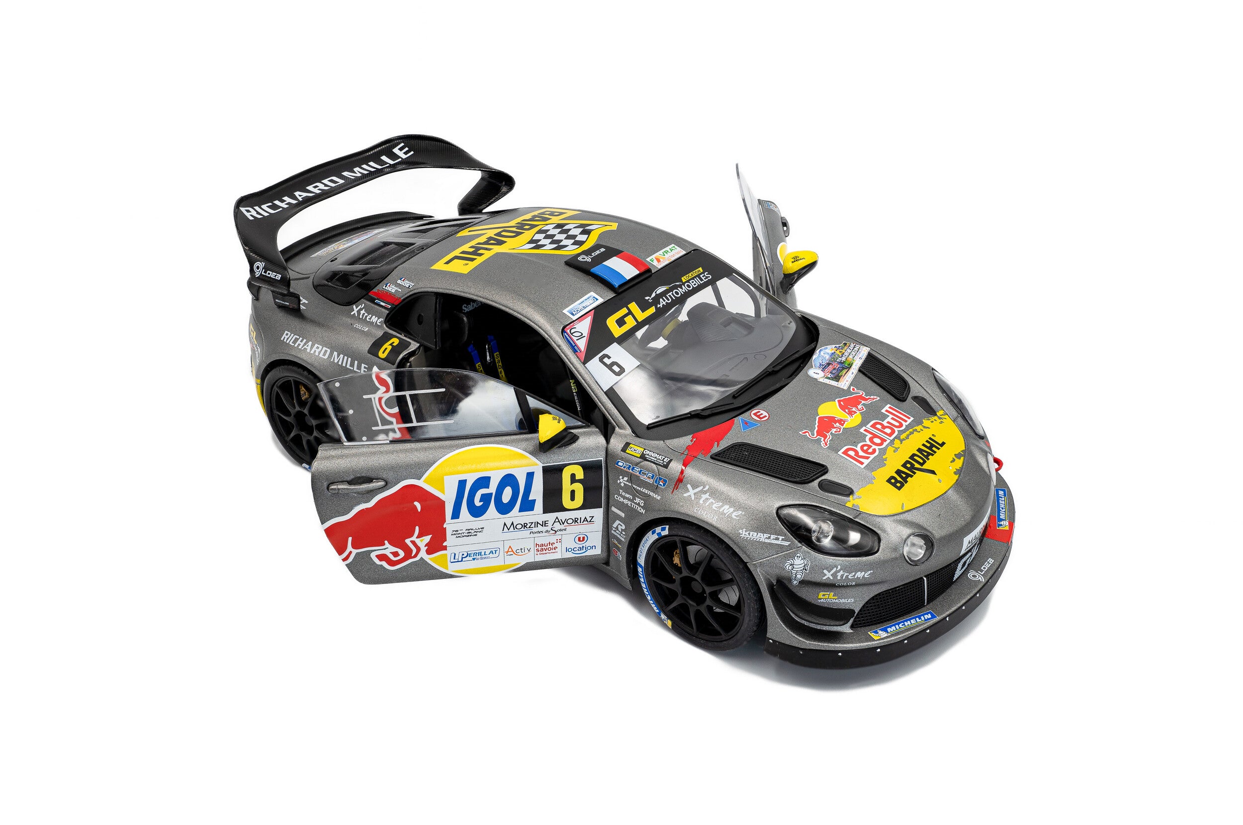 Solido S1801630 Voiture miniature collection 1/18 Alpine A110 RGT+ – Rallye Du Mont Blanc – 2024