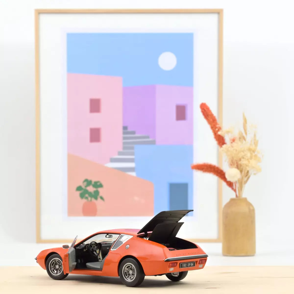 Voiture miniature collection 1/18 Alpine A310 1600 VF 1974 Acropolis Orange Norev 185402