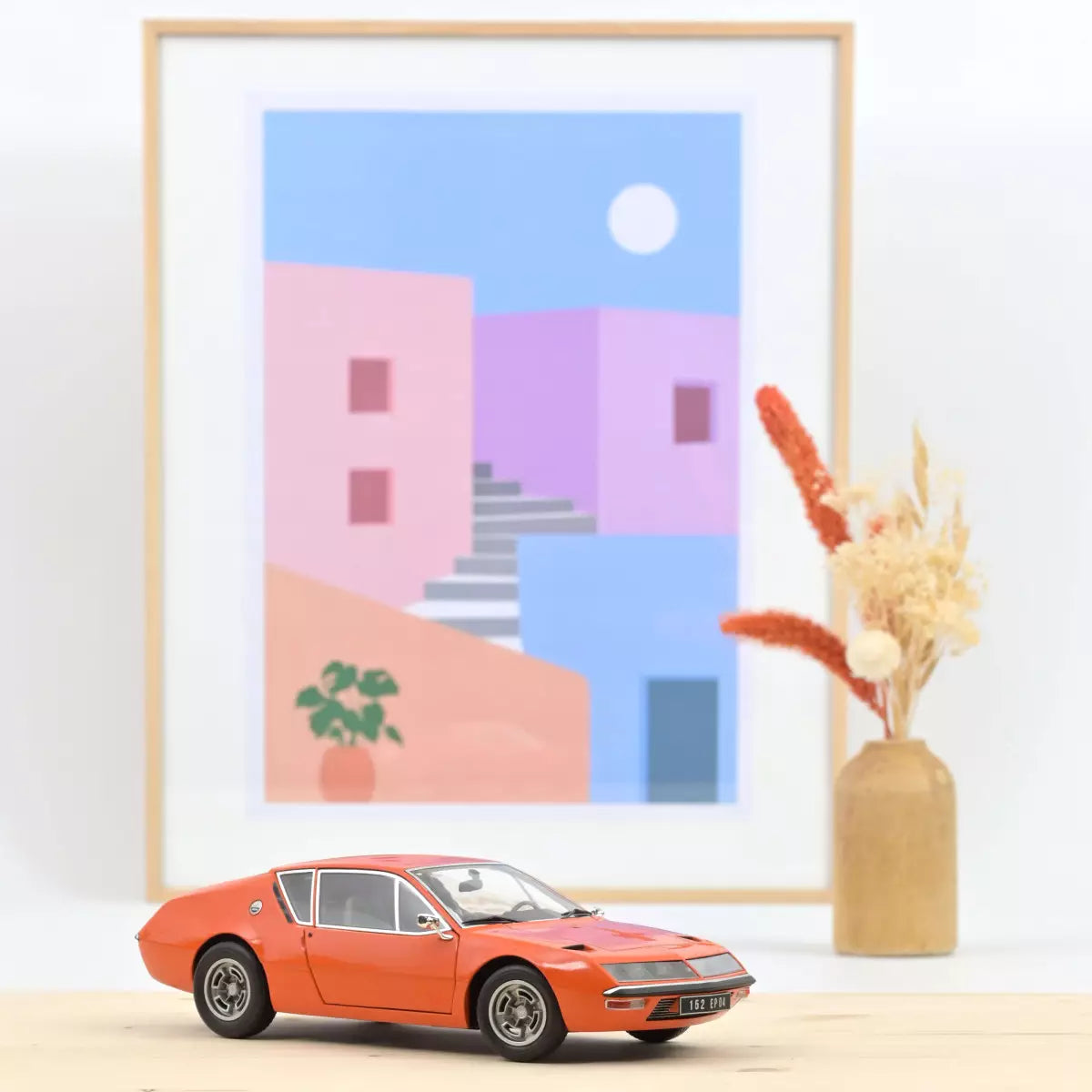 Voiture miniature collection 1/18 Alpine A310 1600 VF 1974 Acropolis Orange Norev 185402