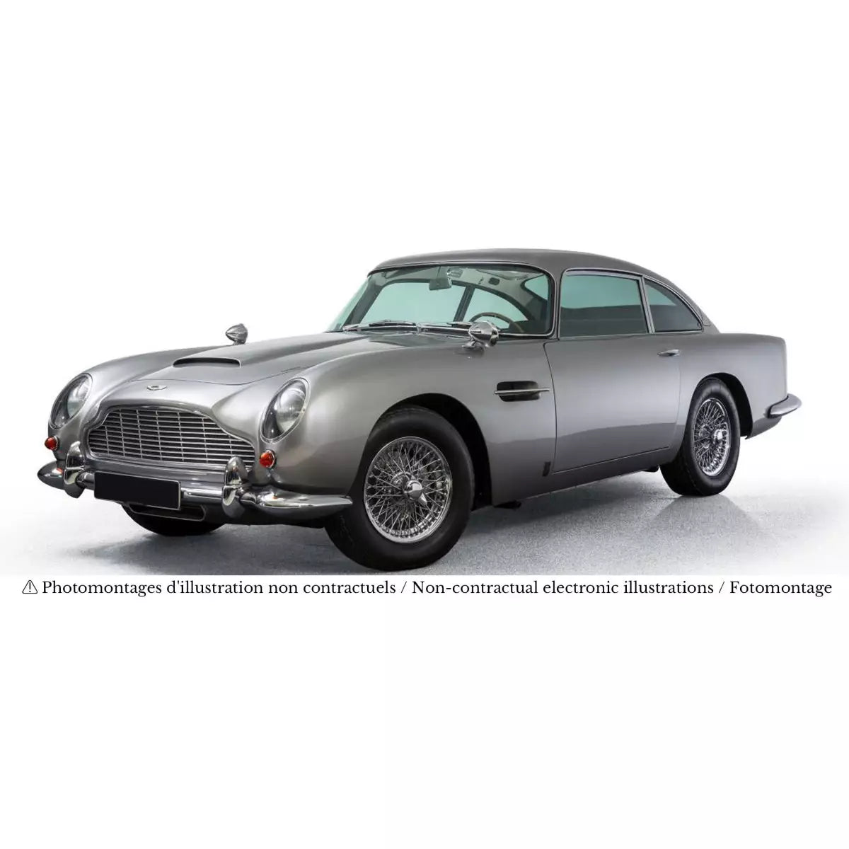 Voiture miniature collection 1/12 Aston Martin DB5 1963 Argent Mérisier Norev 120500