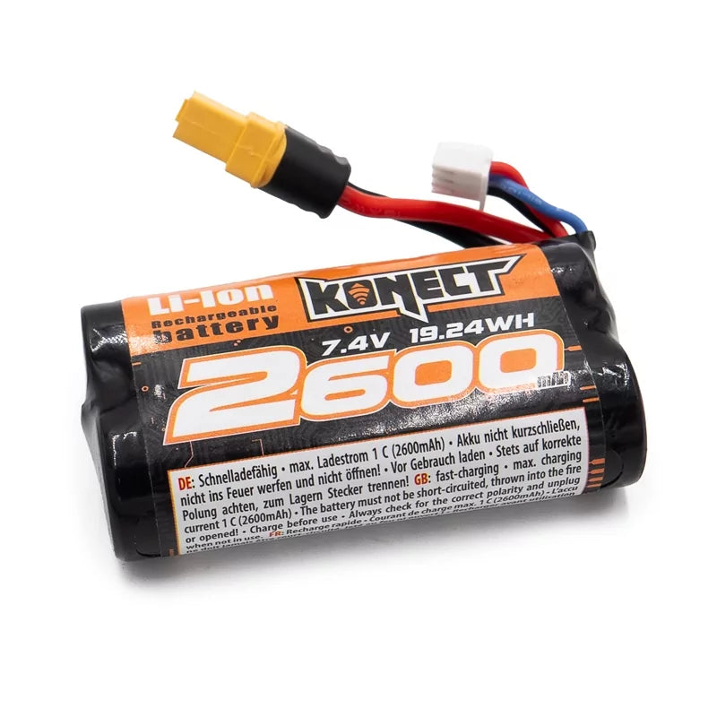 Batterie li-ion 7.4V 2600 mA Funtek SBX - KN-LI0742600-XT60