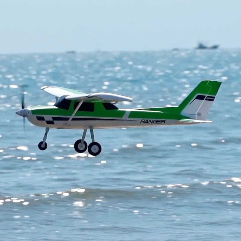 Avion FMS 1220mm Ranger V2 EP RTF avec reflex V3 vert - FMS147 - Breizh Modélisme.