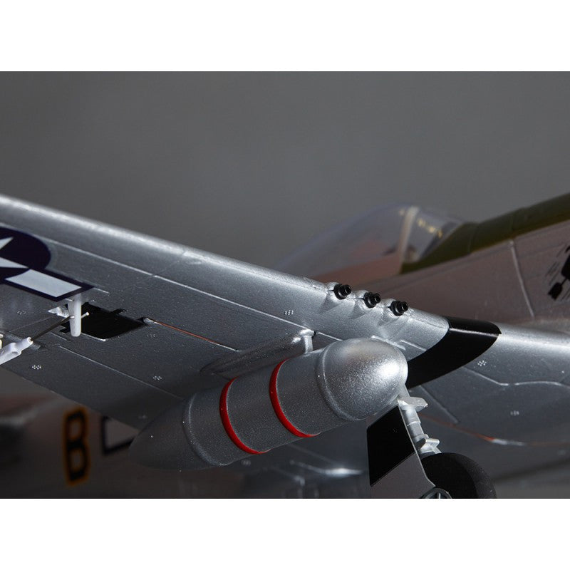Avion RC 750mm P-51D Mustang Warbird PNP kit DB003PG - Breizh Modélisme.