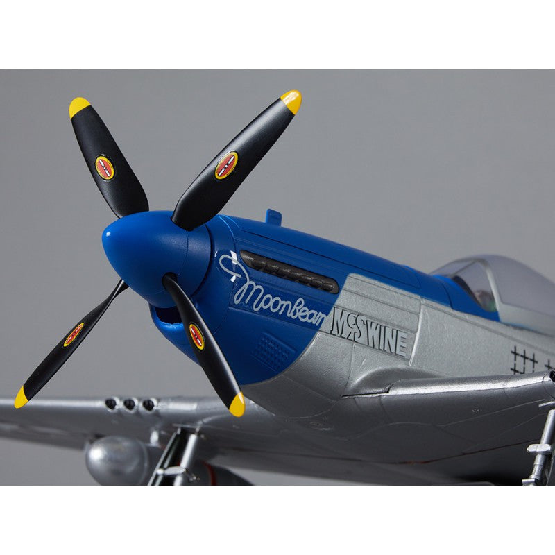 Avion RC 750mm P-51D Mustang Warbird PNP kit DB004PB - Breizh Modélisme.