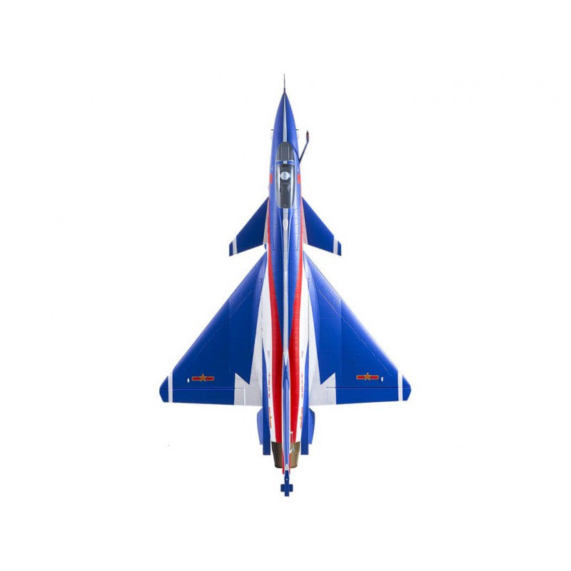 Jet 1/17 EDF J10 PNP bleu (avec reflex V3) env 1m - FMS149-BU - Breizh Modélisme.