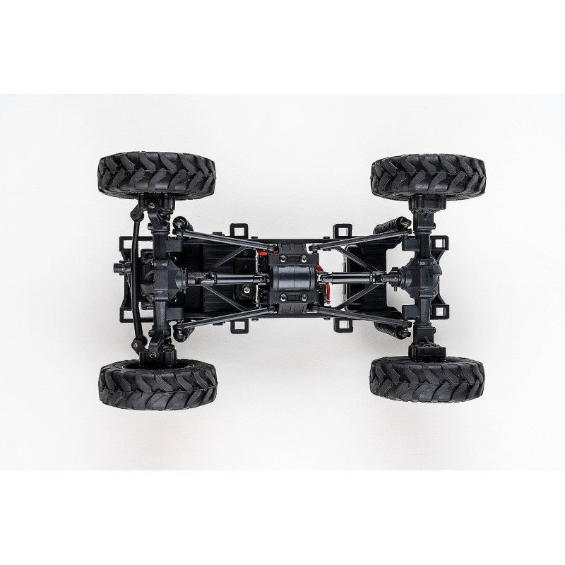 Petit crawler FMS 1/24 Power wagon V2 FCX24 jaune Prêt à rouler 12401 - Breizh Modélisme.