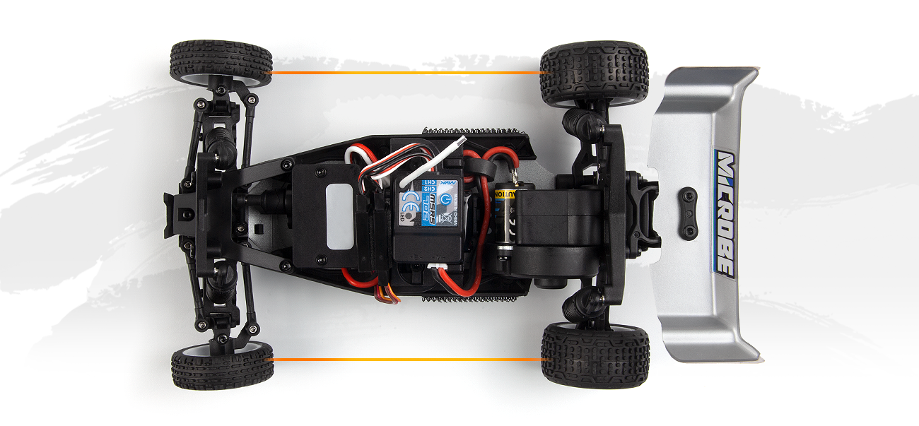 Buggy 1/24 Maverick Microbe – Voiture RC Tout-Terrain MV150800