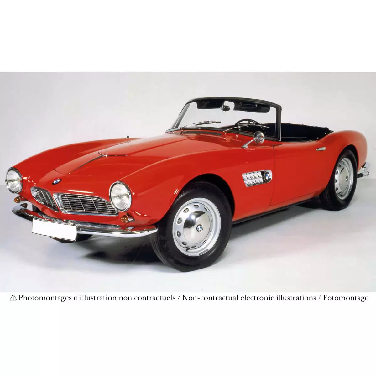 Voiture miniature collection 1/12 BMW 507 1956 Rouge Japon Norev 123200
