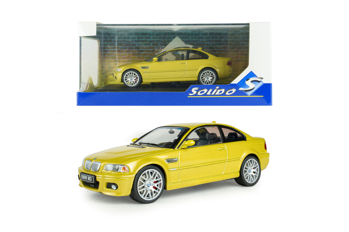 Voiture miniature 1/43 BMW M3 Coupe Jaune Phoenix 2000 Solido S4318602