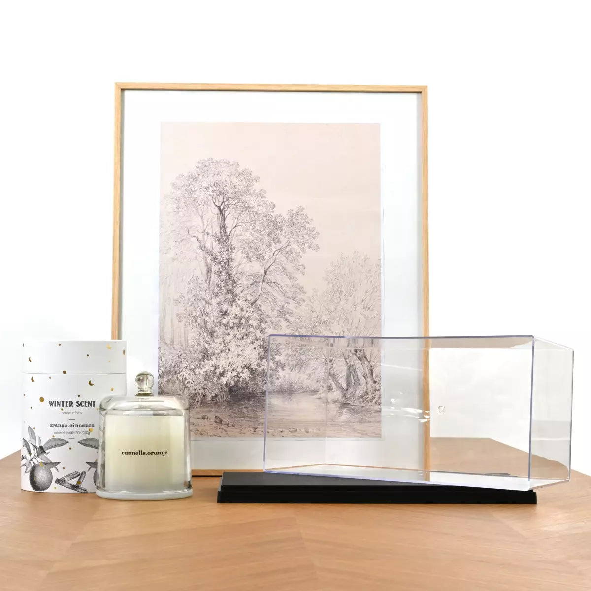 Boîte vitrine pour voitures miniatures collection 1/18