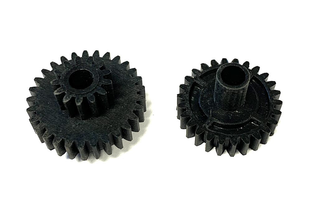 2 pignons d'engrenage Transmission pour la XLF-X03-04 - C12024/C12025 - Breizh Modélisme.