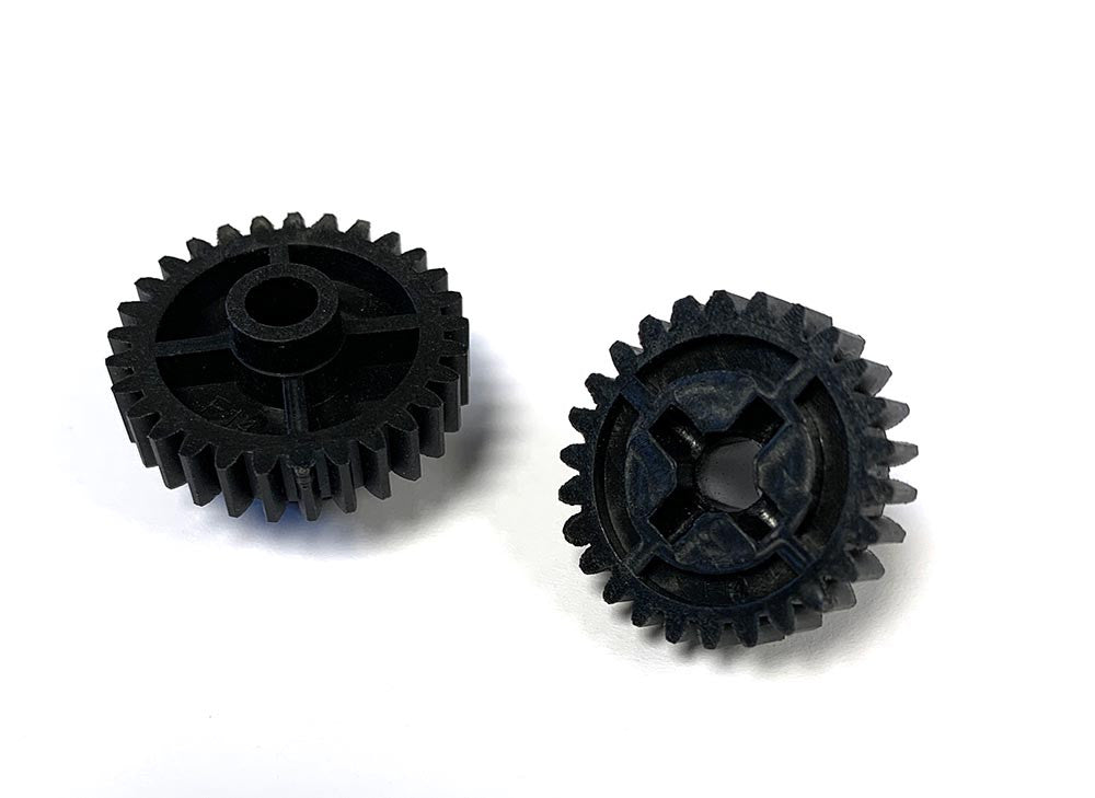 2 pignons d'engrenage Transmission pour la XLF-X03-04 - C12024/C12025 - Breizh Modélisme.