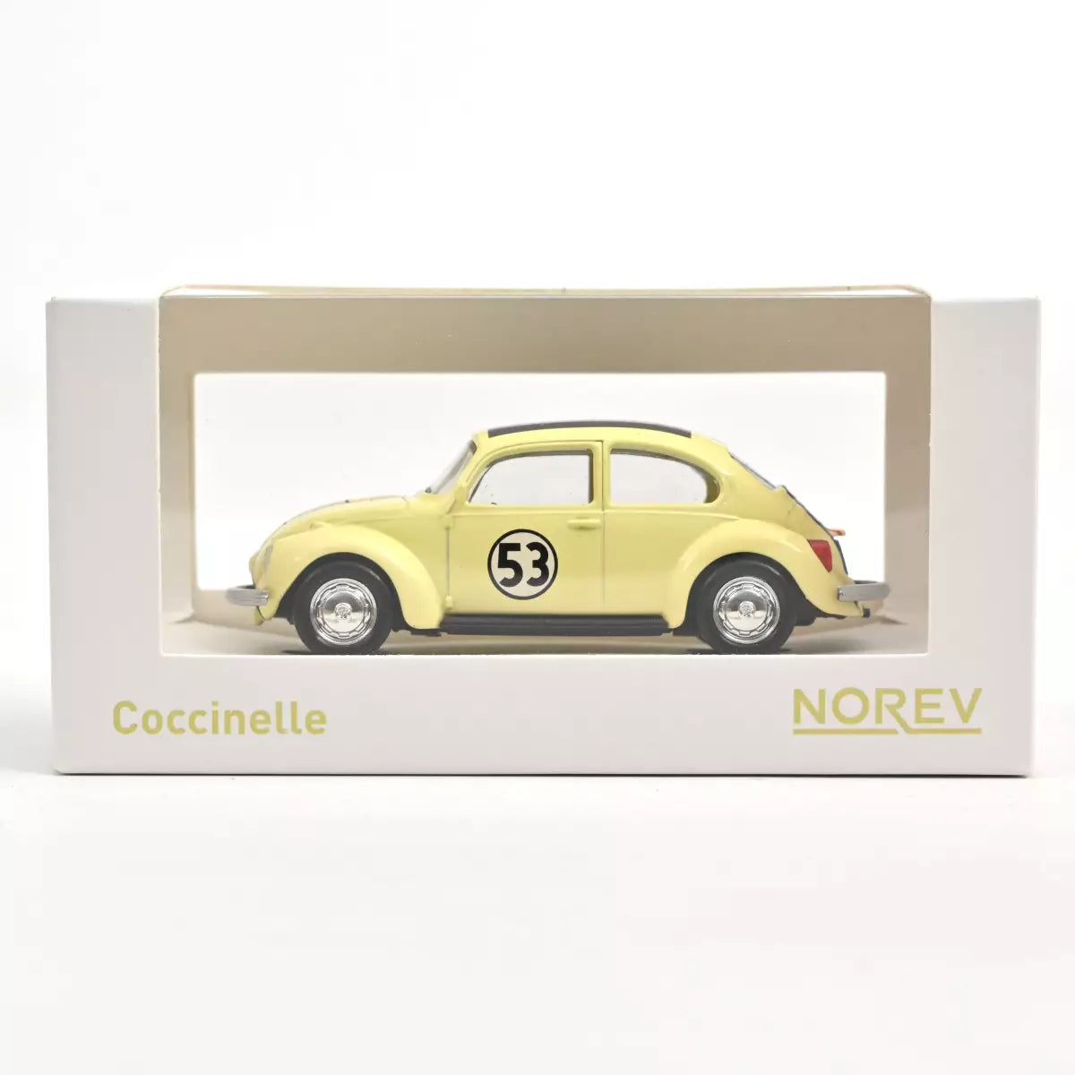 Voiture miniature 1/43 VW Coccinelle 1973 n°53 Jet-car Norev 841005
