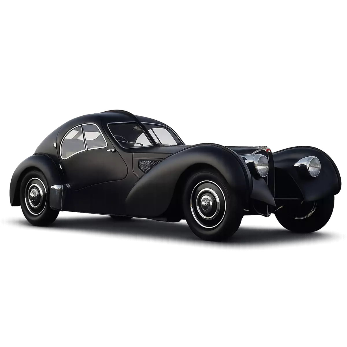 Voiture miniature collection 1/12 Bugatti Type 57 SC Atlantic 1937 Noir Norev 125710