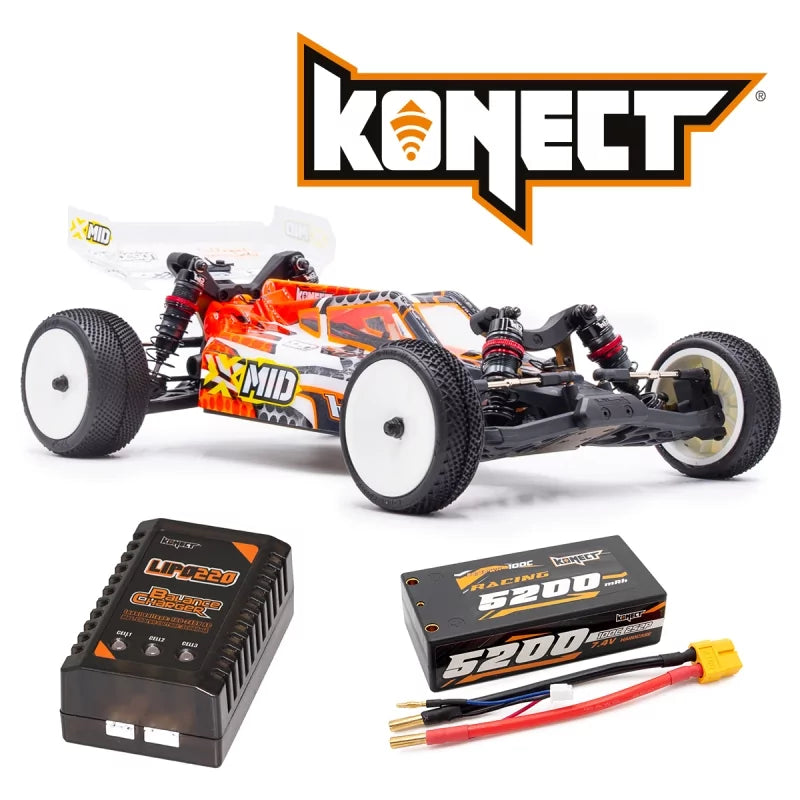 Pack Hobbytech Buggy 2WD brushless X-Mid RTR 1/10 - 1.XMID.RTR