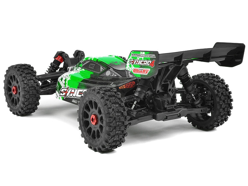 Buggy 4S Corally Syncro 4 verte Brushless RTR 1/8 - 00287 - Breizh Modélisme.