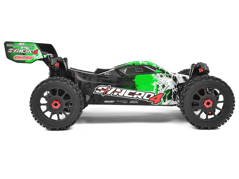 Buggy 4S Corally Syncro 4 verte Brushless RTR 1/8 - 00287 - Breizh Modélisme.