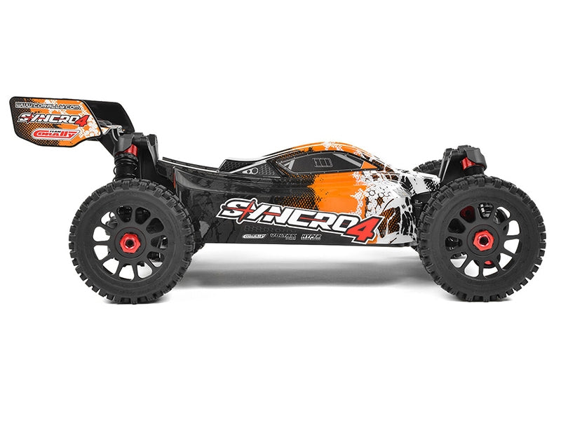 Buggy 4S Corally Syncro 4 orange Brushless RTR 1/8 - 00287 - Breizh Modélisme.