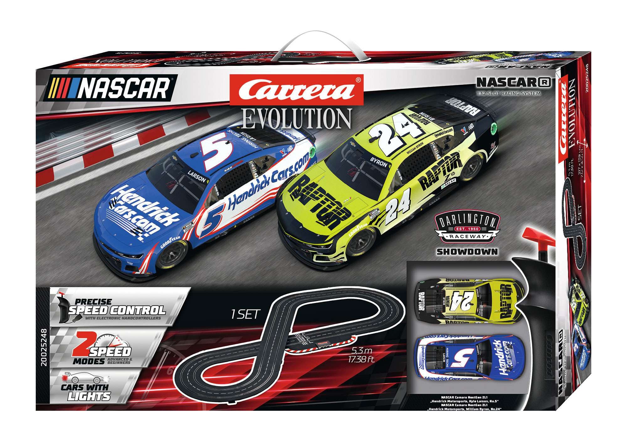 Circuit voitures Carrera Nascar Darlington Showdown - CA25248 - Breizh Modélisme.