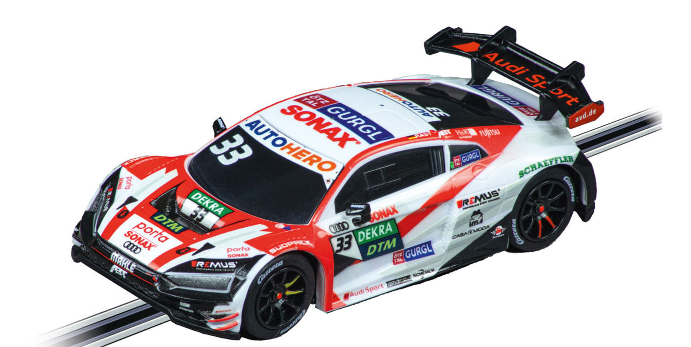Voiture Carrera GO Audi R8 LMS GT3 evo II DTM René Rast, No. 33" - 64226" - Breizh Modélisme.