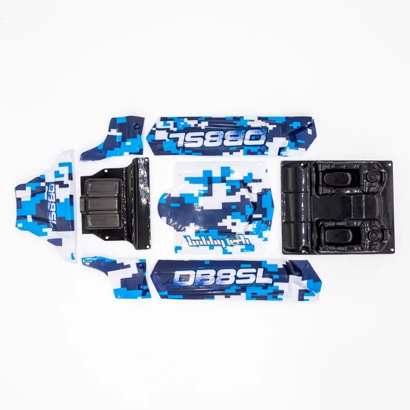 Carrosserie DB8SL bleue / blanc - REV-SL060