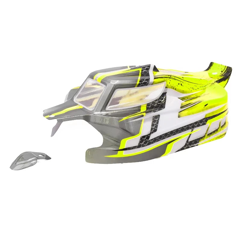 Carrosserie SPIRIT NXT EVO RR Jaune / Grise -  CA-226 - Breizh Modélisme.