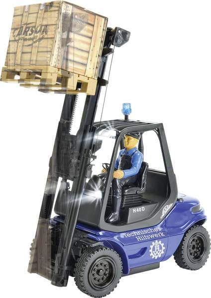 Chariot élévateur Linde H 40 D 2WD RTR - Carson 500907175 - 1/14 - Breizh Modélisme.