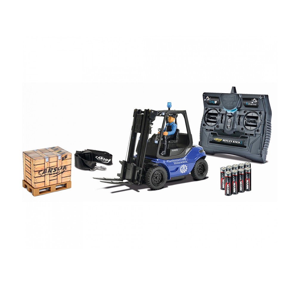 Chariot élévateur Linde H 40 D 2WD RTR - Carson 500907175 - 1/14 - Breizh Modélisme.
